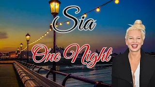 SIA -  ONE NIGHT (LYRICS)