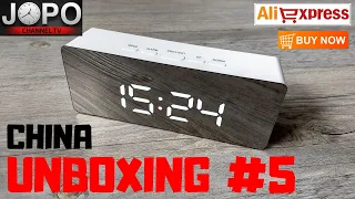 LED MIRROR ALARM Digital Clock Thermometer Home Decor│China Unboxing│Subtitles