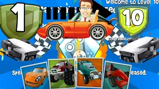 Level 1 To Lvl 10 With 42million Exp | Unofficial Beach Buggy Racing 2