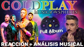 COLDPLAY 🌎 Music of the Spheres | Productor musical 🎧 reacciona y analiza (Full Album)