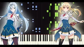 [Remake] Saijaku muhai no bahamut OP - Hiryuu no kishi (Piano + Sheets)