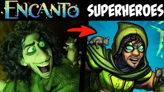 What if ENCANTO Characters Were SUPERHEROES?! (Story & Speedpaint)