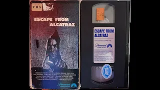 Closing to Escape From Alcatraz 1981 VHS (1984 reprint)