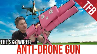 The EDM4S SkyWiper Anti-Drone Gun