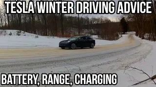 Driving a Tesla in the Winter Comes With Some Challenges | Winter Charging | Cold Battery |