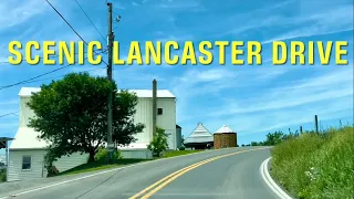 Scenic Lancaster County Drive! Beautiful Farms on Weaverland, Churchtown & Iron Bridge Roads. 4K!