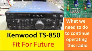 #242 Kenwood TS-850, open up TX on 60m Band and important mods