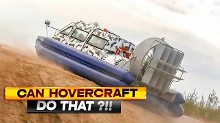 That’s what huge hovercraft  can really do! Sirius - amphibious dream ATV!