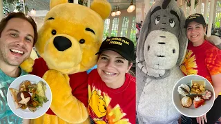 Winnie The Pooh & Friends Return to The Crystal Palace at Magic Kingdom! Character Buffet & Review