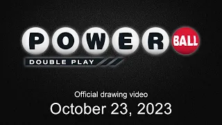 Powerball Double Play drawing for October 23, 2023