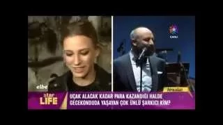 Berguzar Korel and Halit Ergenc at the concert