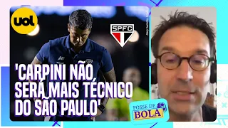 ‘CARPINI NÃO SERÁ MAIS TÉCNICO DO SÃO PAULO! O CRÉDITO SE ESGOTOU!’, DISPARA ARNALDO RIBEIRO