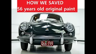 PAINT CORRECTION “restoration” ALL ORIGINAL 1965 Porsche 356C