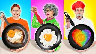 MAMIE VS MOI : LE CONCOURS DE CUISINE || Des Astuces de Cuisine Fantastiques Par 123 GO!