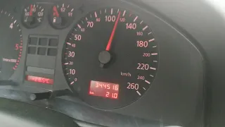 Audi A4 B5 1.9 tdi 110hp afn acceleration 0-190 km/h