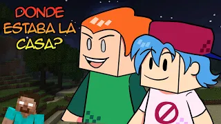 ¡PICO Y BOYFRIEND en el MINECRAFT! - Friday Night Funkin' Dub