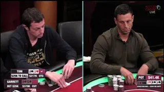 TOM DWAN (DURR) VS GARRETT ADELSTEIN - TWO MASTERS AT WORK