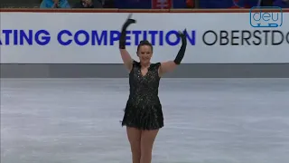 Irina Yakutova. Oberstdorf 2018. Silver Ladies I FS. 19 place