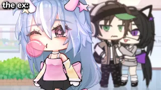 ｡ ˚ ୨ 💋 “ the gf vs the ex “ • gacha life meme • ‼️ ୧ ˚ ｡