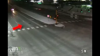 Deer Hit By Car Catches Air Brutal Impact!!