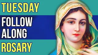 TUESDAY - SORROWFUL - Follow Along Rosary - 15 Minute - STRINGS - Rosary Prayer in English