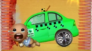 Crash Test Taxi vs Spikes Buddy | Kick The Buddy