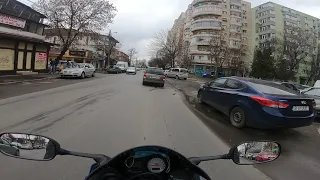 Cat consuma o motocicleta
