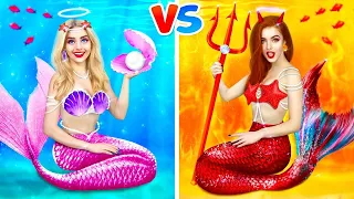 GOOD Mermaid vs BAD Mermaid | 8 Awkward Situations by RATATA BOOM