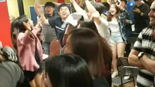 Korea defeated world champions Germany. Fans reactions