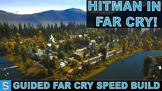 MY BIGGEST BUILD YET | Far Cry 5 Custom Map Speed Build | Hitman County (Part 1: Build)