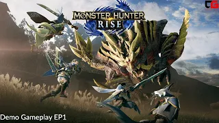 MH Rise PC Steam Demo Gameplay Part 1 (No commentary)