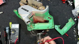 Hitachi Belt Sander Earth Leakage Fault With Unexpected Cause