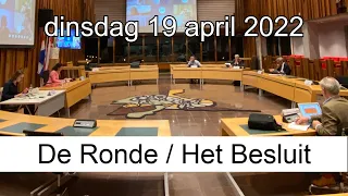 De Ronde / Het Besluit van 19 april  2022 - de raad van Amersfoort vergadert