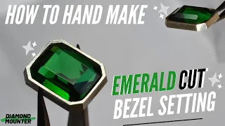 How to Make an Emerald Cut Bezel Setting Edge