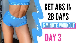 28 DAY ABS CHALLENGE | DAY 3 || STANDING ABS