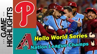 Phillies vs Diamondbacks [NLCS] Full Game 7 Highlights (10/24/2023) | MLB Postseason 2023