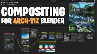 Arch-Viz Compositing in Blender for Beginners (Tutorial)