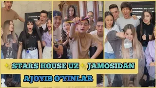 ✨STAR HOUSE UZ✨JAMOSIDAN AJOYIB O'YINLAR🤪PAMAUS AMICEEK XUSNIDD1N VALERIYA SITORA KOMOL AZIMCHIK