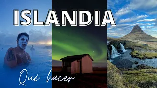 Que hacer en Islandia 2024 | Auroras boreales, glaciares, cascadas, golden circle.