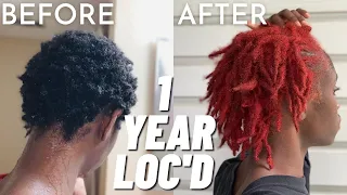 1 YEAR VISUAL LOC JOURNEY | LOTS OF VIDEOS AND PICTURES! STARTER COILS ON 4C HAIR