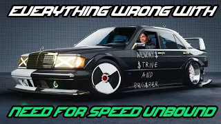 Everything Wrong With Need For Speed Unbound in certainly over an hour