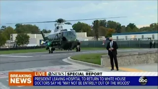 (LIVE) President Trump RACING out of hospital with COVID-19