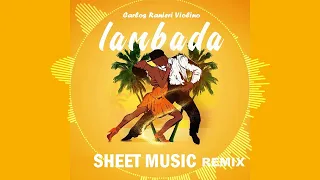 Lambada  - Kaoma  - Remix 2022 - Partituraoke - Sheet Music