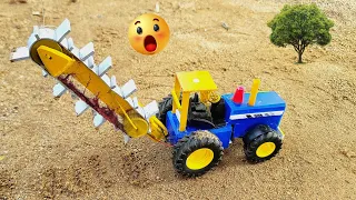 diy Tractor Making Mini Modern Water Drilling Machine | Watering | @MiniCreativeSeu