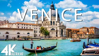 FLYING OVER VENICE - 4K Drone Film + Music for Stress Relief | Nature Relaxation Ambient