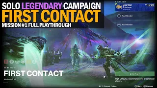 Solo Legendary Lightfall Campaign - Mission #1 "First Contact" [Destiny 2 Lightfall]
