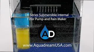 DB Series Submersible Internal Filter Pump and Rain Maker