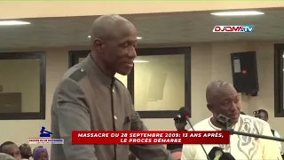 🔴 Procès du 28 septembre 2009: Moussa Kegboro Camara à la Barre