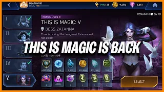 Injustice 2 Mobile | This is Magic is Back | Zatanna Down | Rewards | Heroic 3 Tier 5