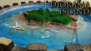 DIY Island Diorama from epoxy resin